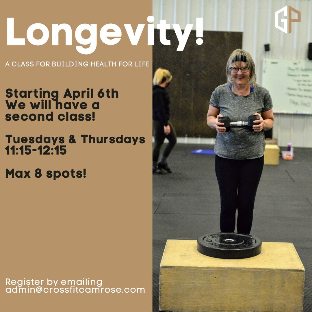 LONGEVITY! 4 Fitness Workout Instagram Post 3